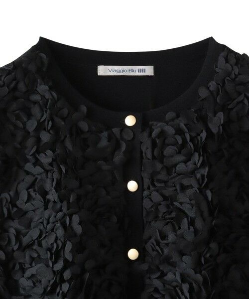 Viaggio Blu / ビアッジョブルー カーディガン・ボレロ | フラワーチュールドッキングカーディガン | 詳細2
