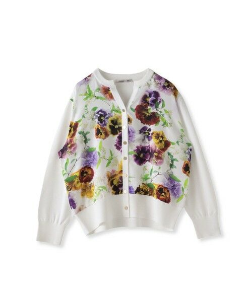 Viaggio Blu / ビアッジョブルー カーディガン・ボレロ | 【KEITA KAWASAKI × Viaggio Bluコラボ】パンジープリントカーディガン | 詳細7