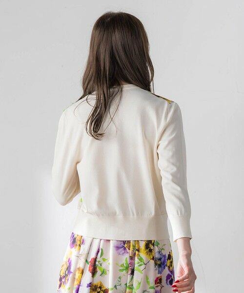 Viaggio Blu / ビアッジョブルー カーディガン・ボレロ | 【KEITA KAWASAKI × Viaggio Bluコラボ】パンジープリントカーディガン | 詳細9