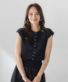 Viaggio Blu / ビアッジョブルー ニット・セーター | 【新色追加】LUCINDA前後2wayパールニット