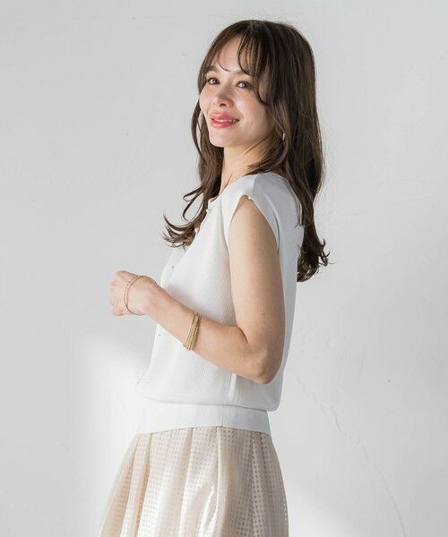 Viaggio Blu / ビアッジョブルー ニット・セーター | LUCINDA前後2wayパールニット | 詳細2