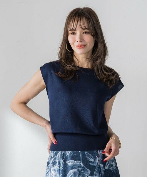 Viaggio Blu / ビアッジョブルー ニット・セーター | LUCINDA前後2wayパールニット | 詳細7