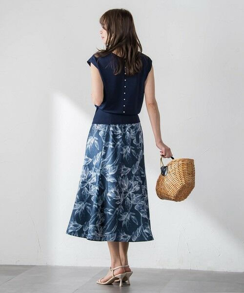 Viaggio Blu / ビアッジョブルー ニット・セーター | LUCINDA前後2wayパールニット | 詳細9