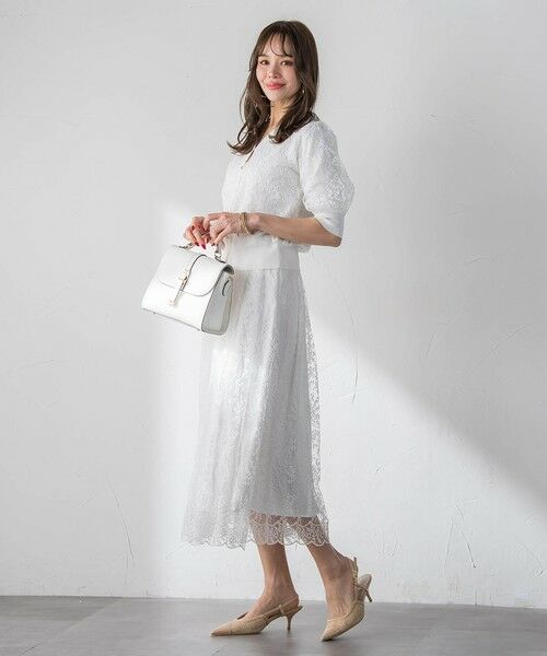 Viaggio Blu / ビアッジョブルー カーディガン・ボレロ | ジプソフィラ刺繍チュールカーディガン | 詳細19