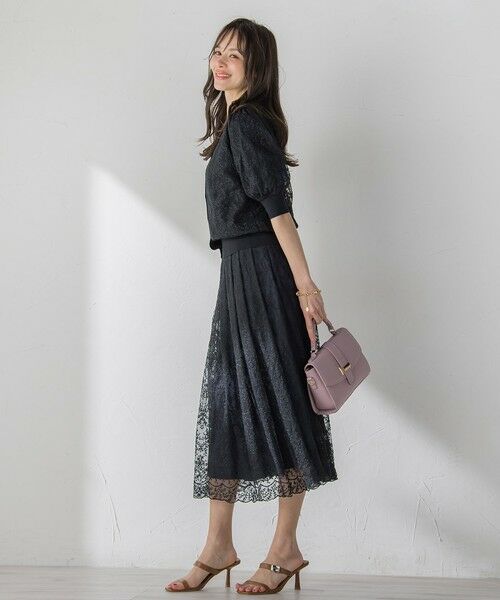 Viaggio Blu / ビアッジョブルー カーディガン・ボレロ | ジプソフィラ刺繍チュールカーディガン | 詳細17