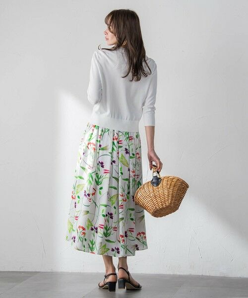 Viaggio Blu / ビアッジョブルー カーディガン・ボレロ | 【KEITA KAWASAKI × Viaggio Bluコラボ】リリー刺繍カーディガン | 詳細5