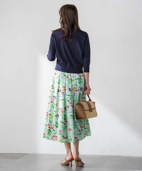 Viaggio Blu / ビアッジョブルー カーディガン・ボレロ | 【KEITA KAWASAKI × Viaggio Bluコラボ】リリー刺繍カーディガン | 詳細16