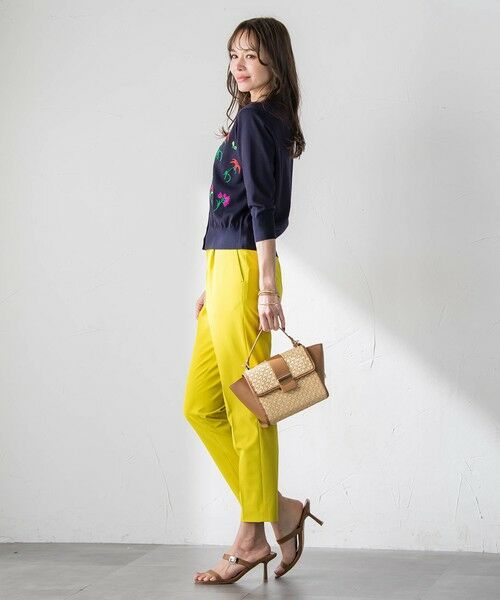 Viaggio Blu / ビアッジョブルー カーディガン・ボレロ | 【KEITA KAWASAKI × Viaggio Bluコラボ】リリー刺繍カーディガン | 詳細19