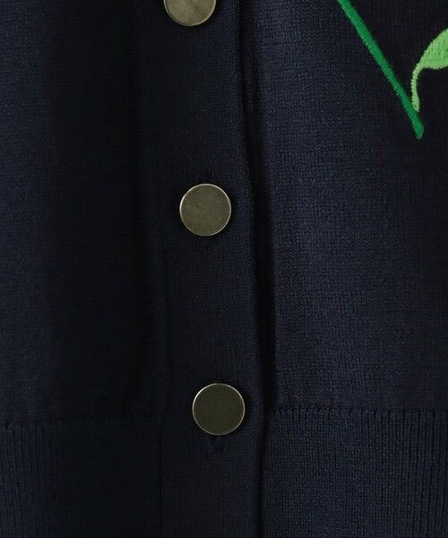 Viaggio Blu / ビアッジョブルー カーディガン・ボレロ | 【KEITA KAWASAKI × Viaggio Bluコラボ】リリー刺繍カーディガン | 詳細28