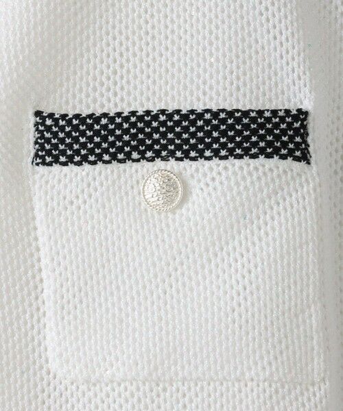 Viaggio Blu / ビアッジョブルー カーディガン・ボレロ | メッシュスパンコールニットカーディガン | 詳細9