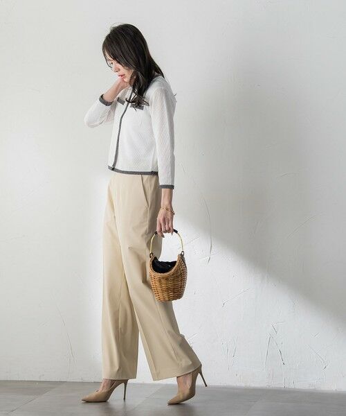 Viaggio Blu / ビアッジョブルー カーディガン・ボレロ | メッシュスパンコールニットカーディガン | 詳細4