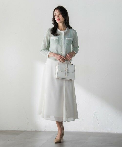 Viaggio Blu / ビアッジョブルー カーディガン・ボレロ | メッシュスパンコールニットカーディガン | 詳細15