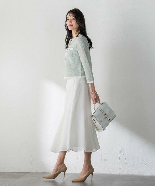 Viaggio Blu / ビアッジョブルー カーディガン・ボレロ | メッシュスパンコールニットカーディガン | 詳細17