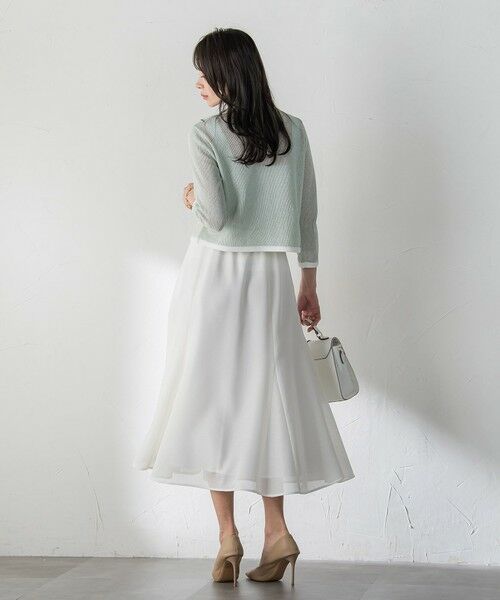 Viaggio Blu / ビアッジョブルー カーディガン・ボレロ | メッシュスパンコールニットカーディガン | 詳細18