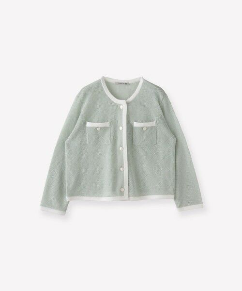 Viaggio Blu / ビアッジョブルー カーディガン・ボレロ | メッシュスパンコールニットカーディガン | 詳細30