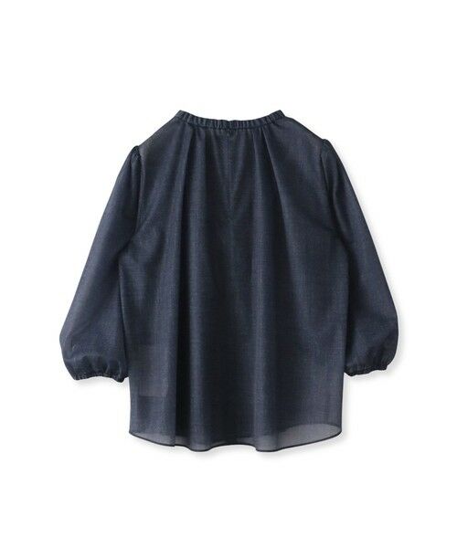 Viaggio Blu / ビアッジョブルー シャツ・ブラウス | サイドリボンオーガンジーデニムブラウス | 詳細19