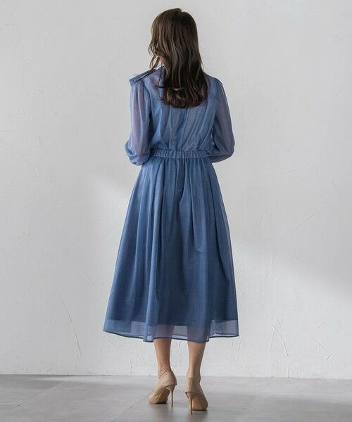 Viaggio Blu / ビアッジョブルー シャツ・ブラウス | サイドリボンオーガンジーデニムブラウス | 詳細26