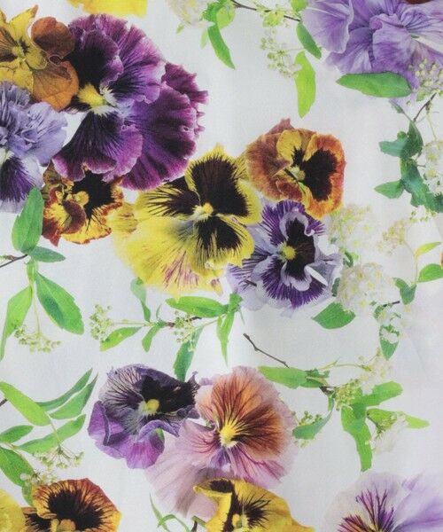 Viaggio Blu / ビアッジョブルー シャツ・ブラウス | 【KEITA KAWASAKI × Viaggio Bluコラボ】パンジープリントブラウス | 詳細16