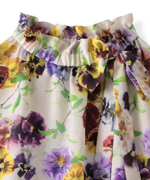 Viaggio Blu / ビアッジョブルー シャツ・ブラウス | 【KEITA KAWASAKI × Viaggio Bluコラボ】パンジープリントブラウス | 詳細30