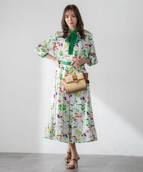 Viaggio Blu / ビアッジョブルー シャツ・ブラウス | 【KEITA KAWASAKI × Viaggio Bluコラボ】リリープリントブラウス | 詳細5