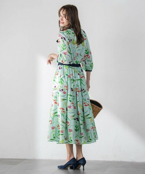 Viaggio Blu / ビアッジョブルー シャツ・ブラウス | 【KEITA KAWASAKI × Viaggio Bluコラボ】リリープリントブラウス | 詳細13