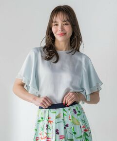 Viaggio Blu / ビアッジョブルー シャツ・ブラウス | ラッフルスリーブブラウス