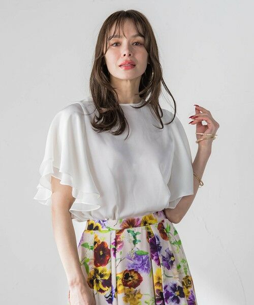 Viaggio Blu / ビアッジョブルー シャツ・ブラウス | ラッフルスリーブブラウス | 詳細1