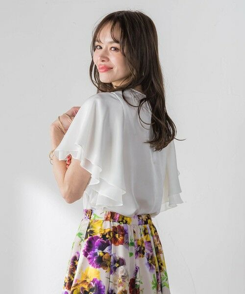 Viaggio Blu / ビアッジョブルー シャツ・ブラウス | ラッフルスリーブブラウス | 詳細2