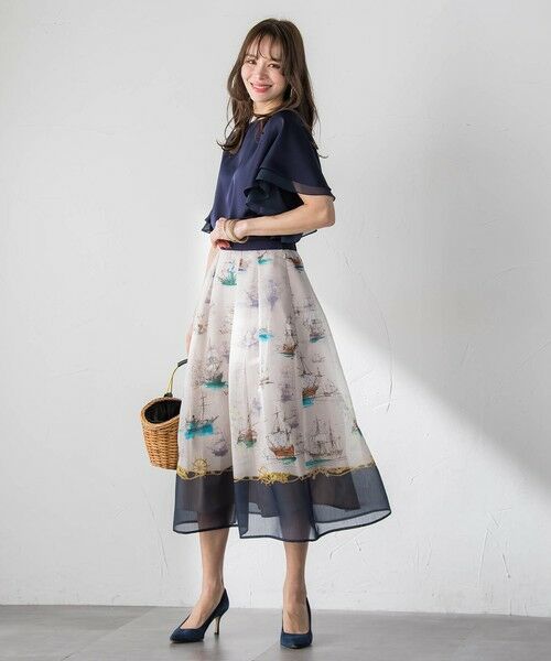 Viaggio Blu / ビアッジョブルー シャツ・ブラウス | ラッフルスリーブブラウス | 詳細11