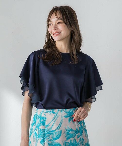 Viaggio Blu / ビアッジョブルー シャツ・ブラウス | ラッフルスリーブブラウス | 詳細6