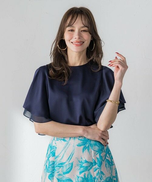 Viaggio Blu / ビアッジョブルー シャツ・ブラウス | ラッフルスリーブブラウス | 詳細7