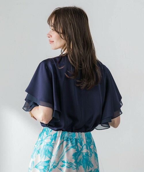 Viaggio Blu / ビアッジョブルー シャツ・ブラウス | ラッフルスリーブブラウス | 詳細8