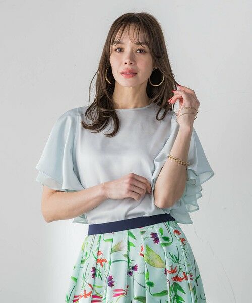 Viaggio Blu / ビアッジョブルー シャツ・ブラウス | ラッフルスリーブブラウス | 詳細13