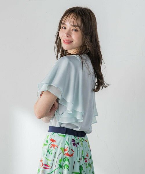 Viaggio Blu / ビアッジョブルー シャツ・ブラウス | ラッフルスリーブブラウス | 詳細15