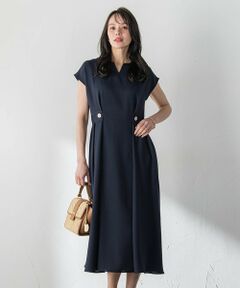 Viaggio Blu / ビアッジョブルー ロング・マキシ丈ワンピース | リネンツイルワンピース