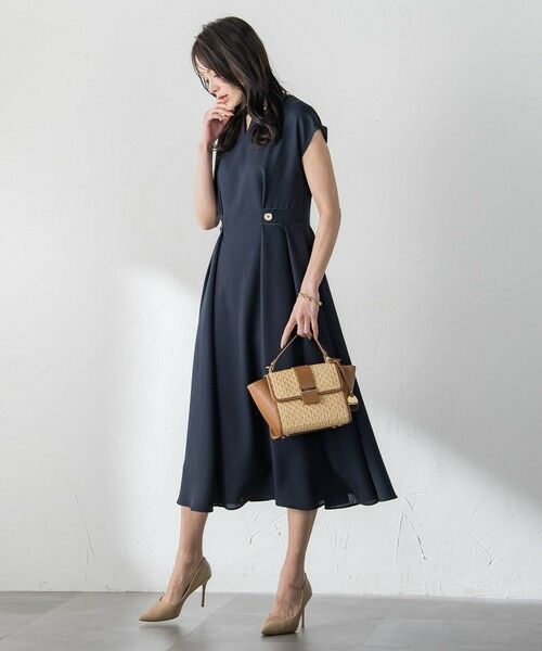 Viaggio Blu / ビアッジョブルー ロング・マキシ丈ワンピース | リネンツイルワンピース | 詳細4