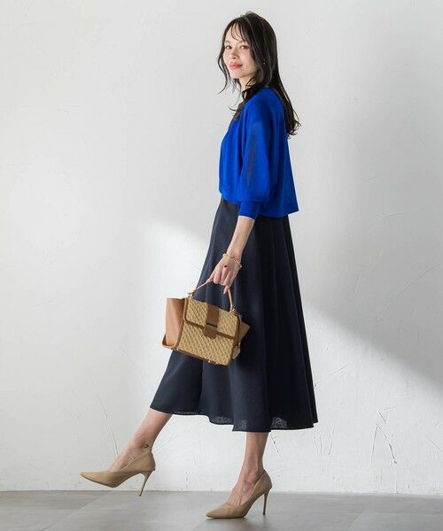 Viaggio Blu / ビアッジョブルー ロング・マキシ丈ワンピース | リネンツイルワンピース | 詳細8