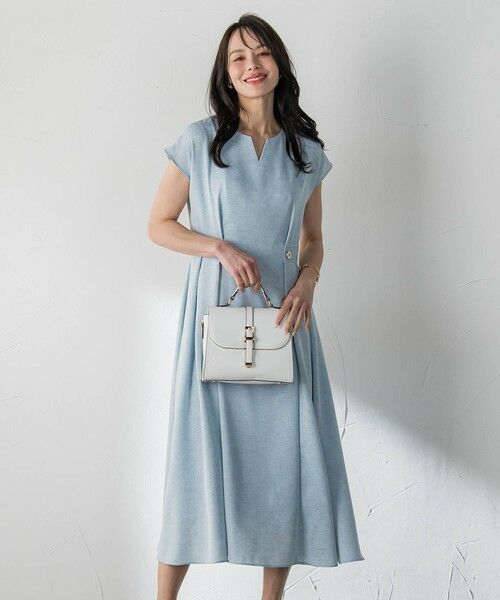 Viaggio Blu / ビアッジョブルー ロング・マキシ丈ワンピース | リネンツイルワンピース | 詳細10