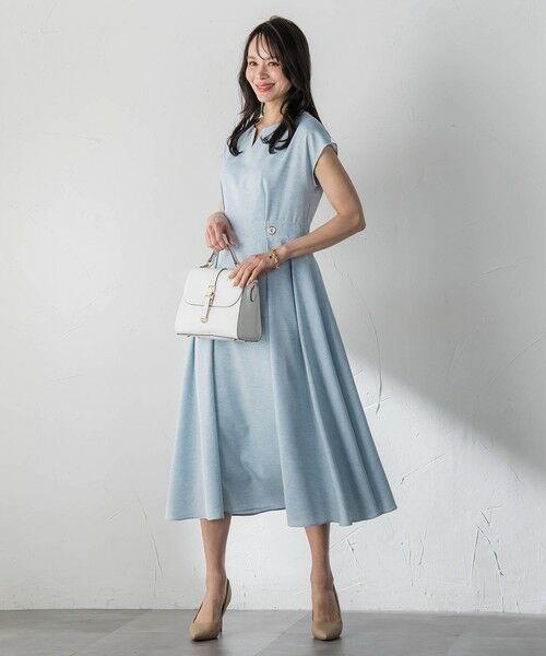 Viaggio Blu / ビアッジョブルー ロング・マキシ丈ワンピース | リネンツイルワンピース | 詳細13