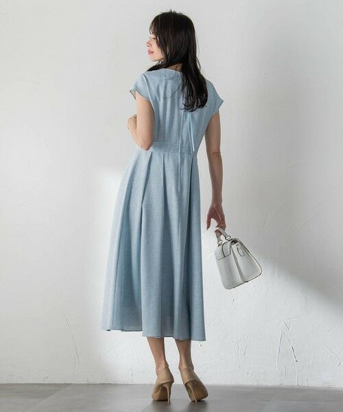 Viaggio Blu / ビアッジョブルー ロング・マキシ丈ワンピース | リネンツイルワンピース | 詳細14