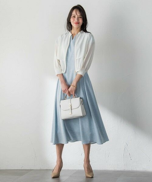 Viaggio Blu / ビアッジョブルー ロング・マキシ丈ワンピース | リネンツイルワンピース | 詳細15