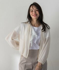 Viaggio Blu / ビアッジョブルー テーラードジャケット | リネンシアーブルゾン