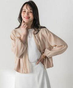 Viaggio Blu / ビアッジョブルー テーラードジャケット | リネンシアーブルゾン