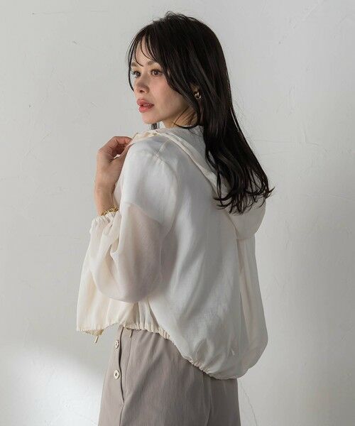 Viaggio Blu / ビアッジョブルー テーラードジャケット | リネンシアーブルゾン | 詳細3