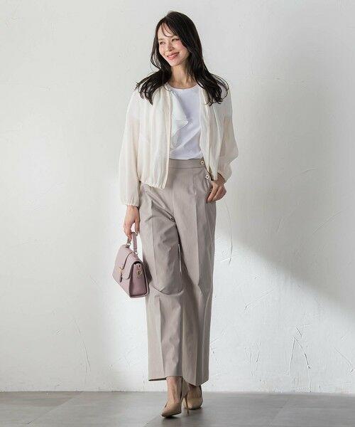 Viaggio Blu / ビアッジョブルー テーラードジャケット | リネンシアーブルゾン | 詳細5