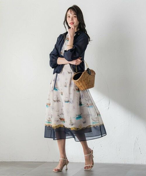 Viaggio Blu / ビアッジョブルー テーラードジャケット | リネンシアーブルゾン | 詳細10