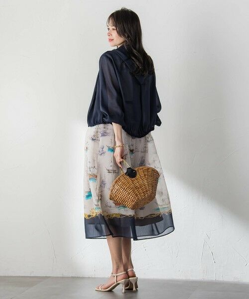 Viaggio Blu / ビアッジョブルー テーラードジャケット | リネンシアーブルゾン | 詳細11