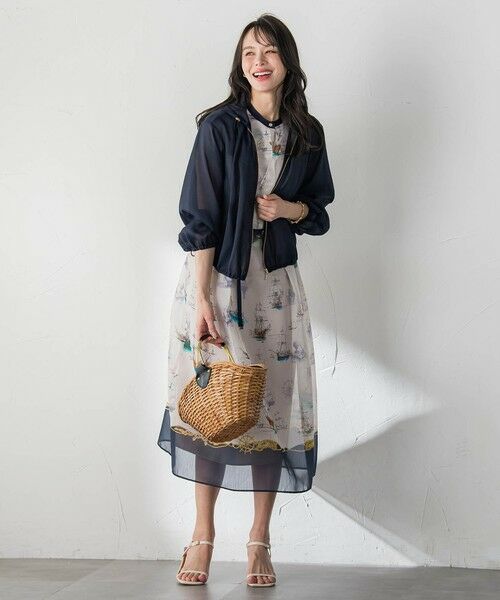 Viaggio Blu / ビアッジョブルー テーラードジャケット | リネンシアーブルゾン | 詳細12