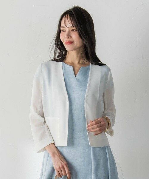 Viaggio Blu / ビアッジョブルー テーラードジャケット | ルフィネレノクロスジャケット | 詳細1