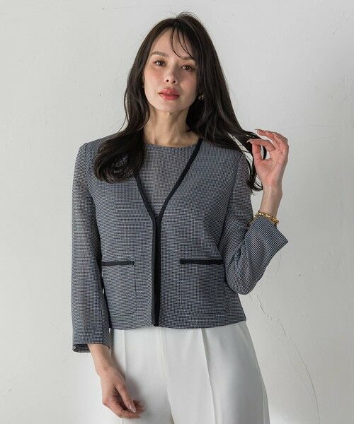 Viaggio Blu / ビアッジョブルー テーラードジャケット | ルフィネレノクロスジャケット | 詳細11